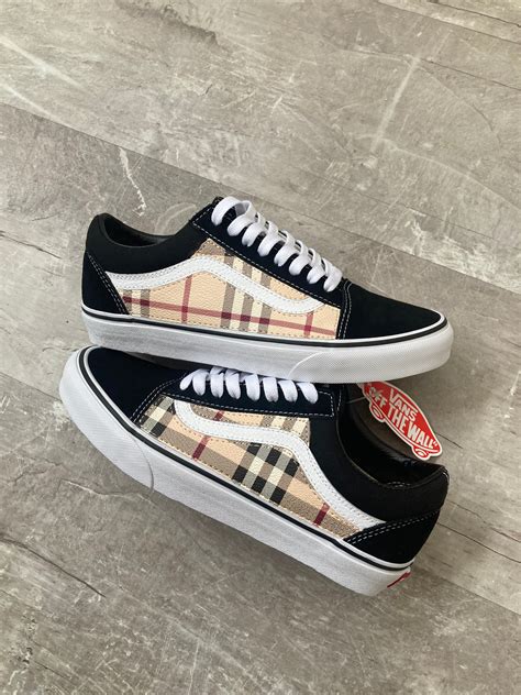 vans x burberry|Street Style: Burberry Tennis Shoes Vans Collection.